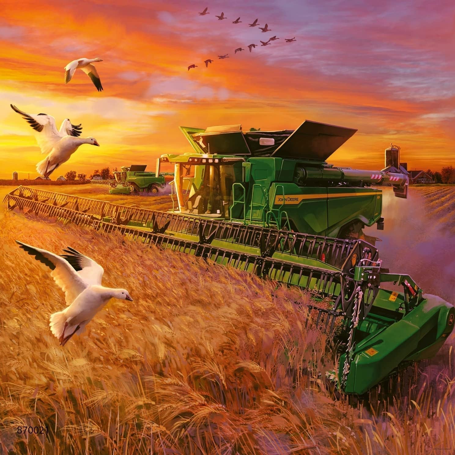 Ravensburger puzzle pentru copii 05173 - John Deere în acțiune - 3X49 piese puzzle pentru copii cu vârsta de 5 ani și peste Puzzle Naty Shop
