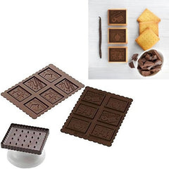 Silikomart 22.164.77.0165 CKC04, vykrajovátka na cukroví, tvar Silicon Gnam Gnam, 6 dutin. (CKC04) Kitchen Naty Shop