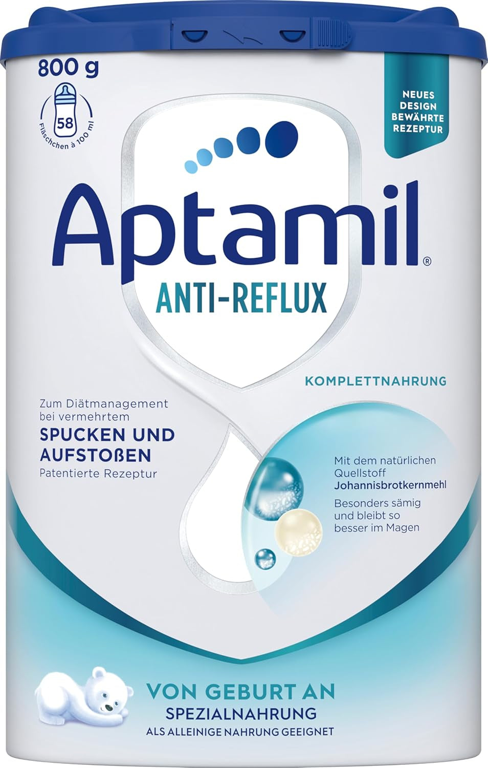 Aptamil Anti-Reflux - kompletní složení od narození Dietní opatření Zvracení a regurgitace dětská výživa sušené mléko 1 x 800 g