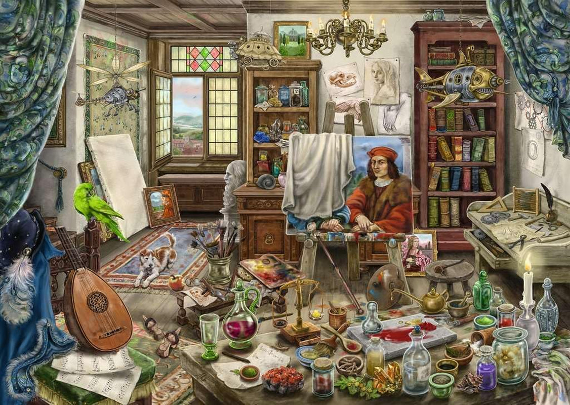 Ravensburger EXIT Puzzle 16782 Artist's Studio 759dílné puzzle Naty Shop