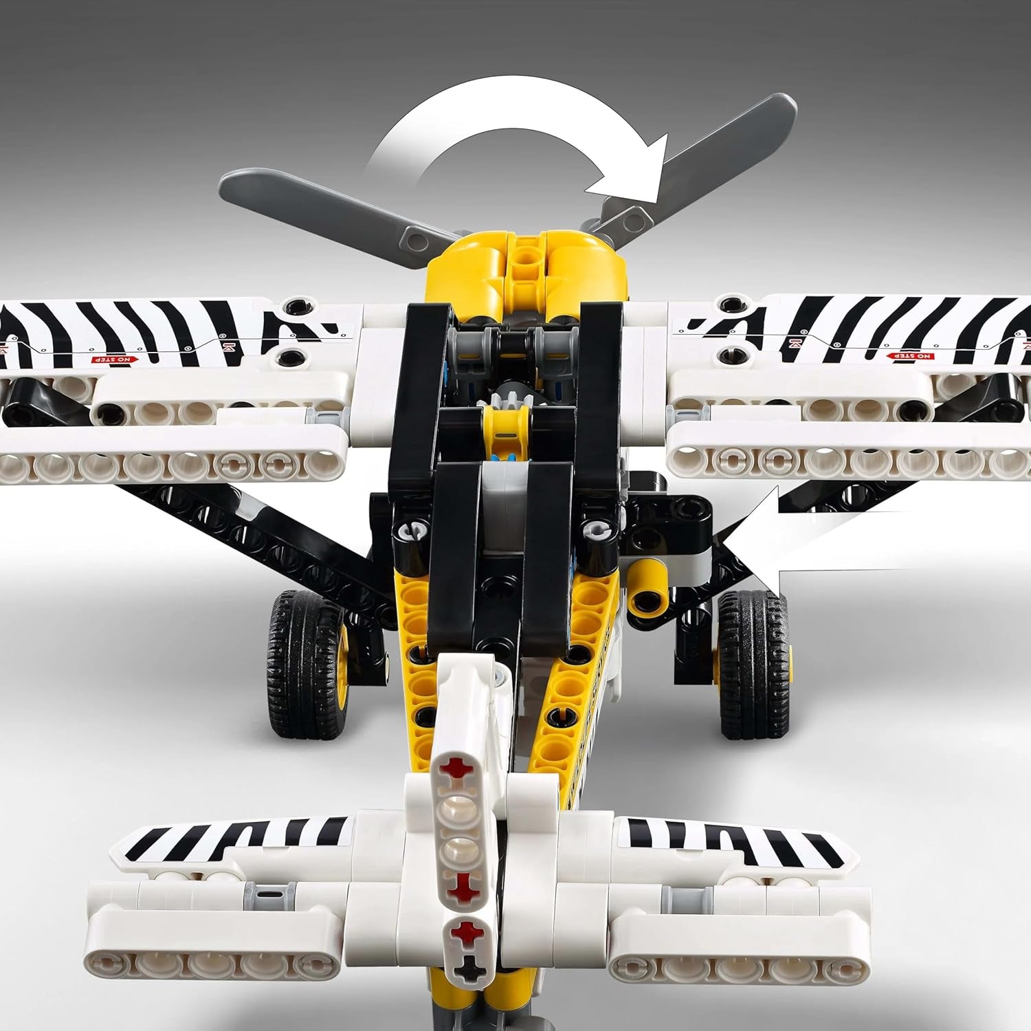 LEGO Technic Stavebnice vrtule pro děti Hračka pro děti Dárek pro chlapce a dívky 8 let starý 4válcový pístový motor Rotující vrtule Model letadla 42198 Stavebnice Besuche den LEGO-Store