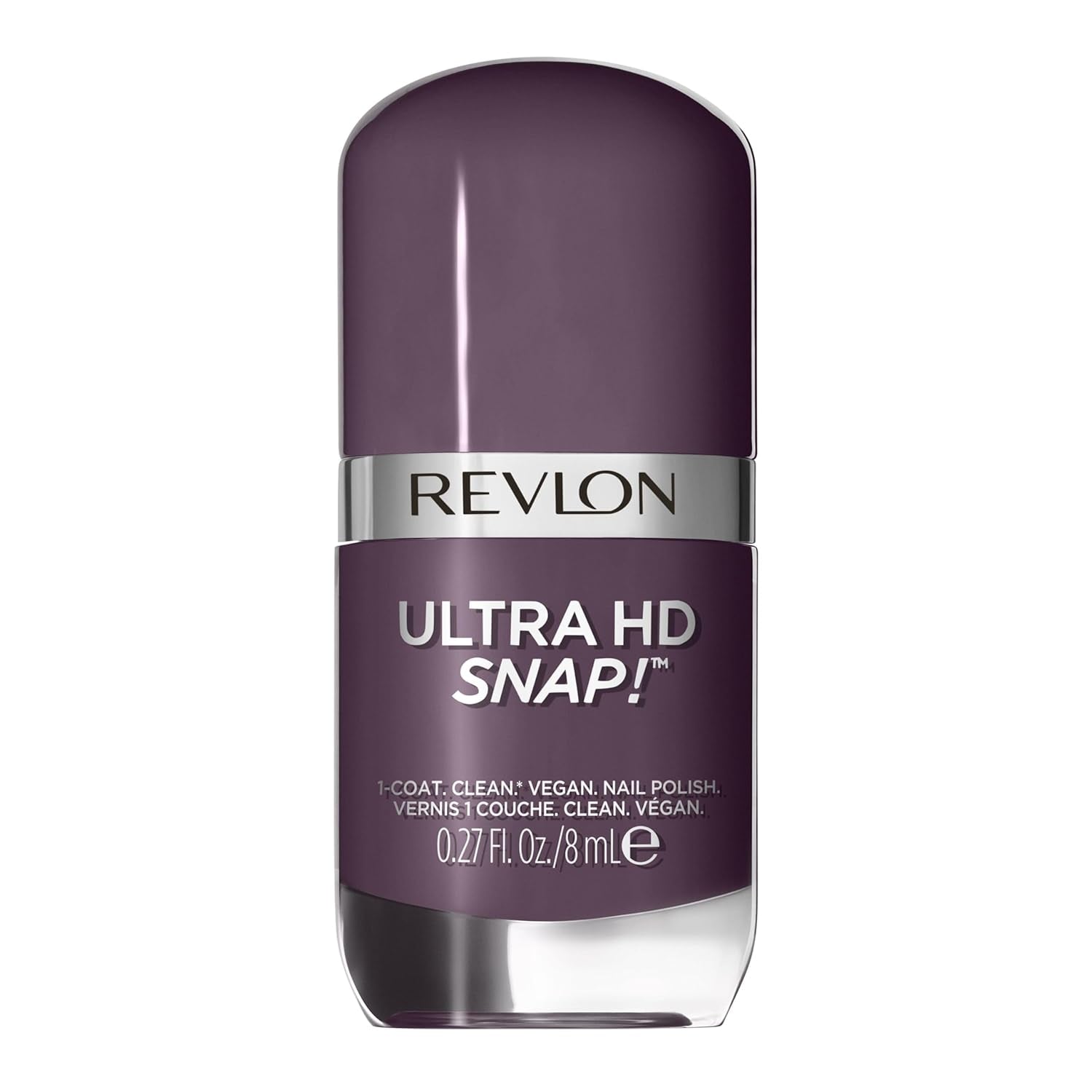 Revlon Ultra HD SNAP! Lak na nehty, lesklá barva na nehty, 100% veganské složení, není vyžadován žádný základní nebo krycí lak, 033 uzemněný, 8 ml