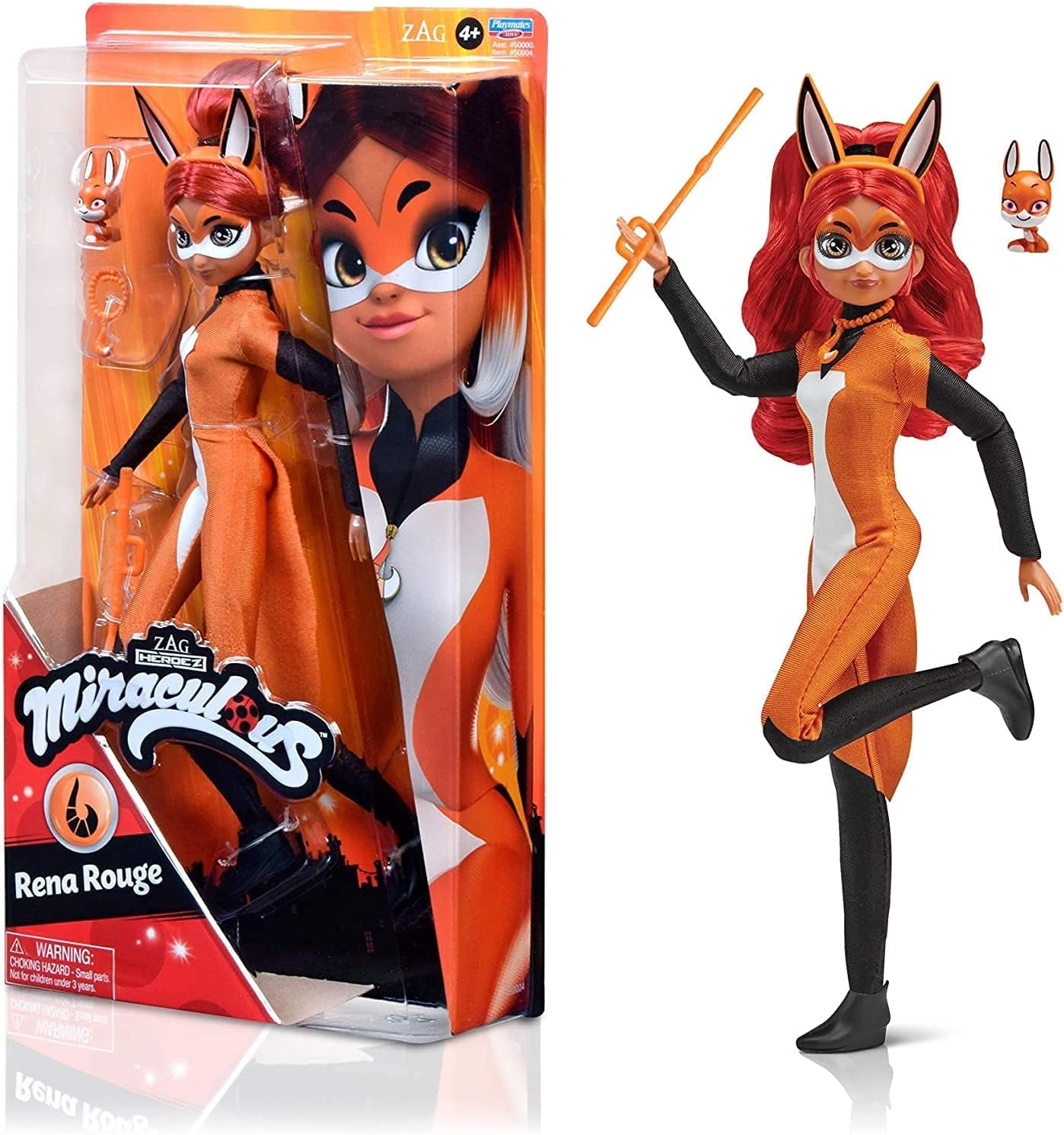 Bandai - Miraculous Ladybug - Doll Marinette Colour Change Surprise - Păpușă articulată Miraculous, 26 Cm + 3 surprize - Model aleatoriu - P50390 Papusi Naty Shop Rena Rouge