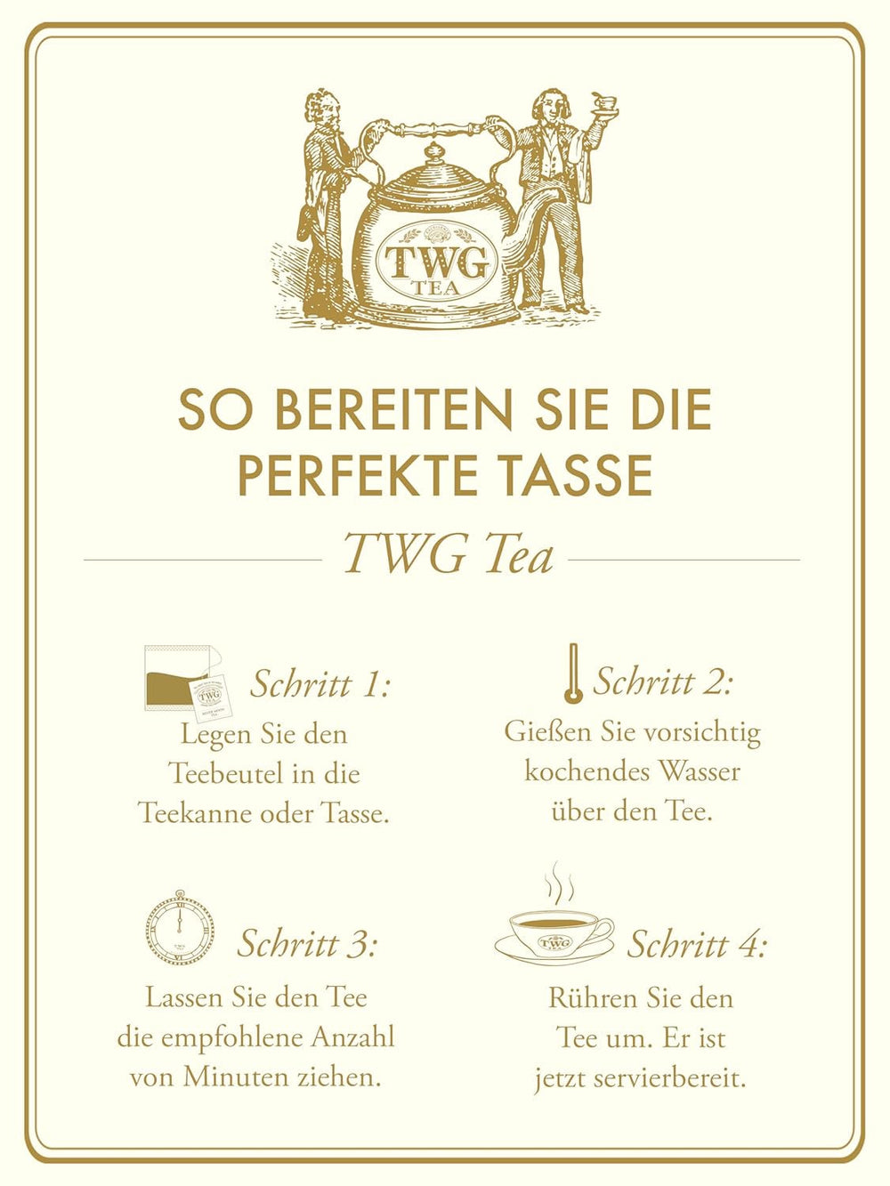 TWG Tea | Ceai englezesc pentru micul dejun | Ceai negru | Note florale | 15 pliculețe de ceai cusute manual din bumbac | Set cadou