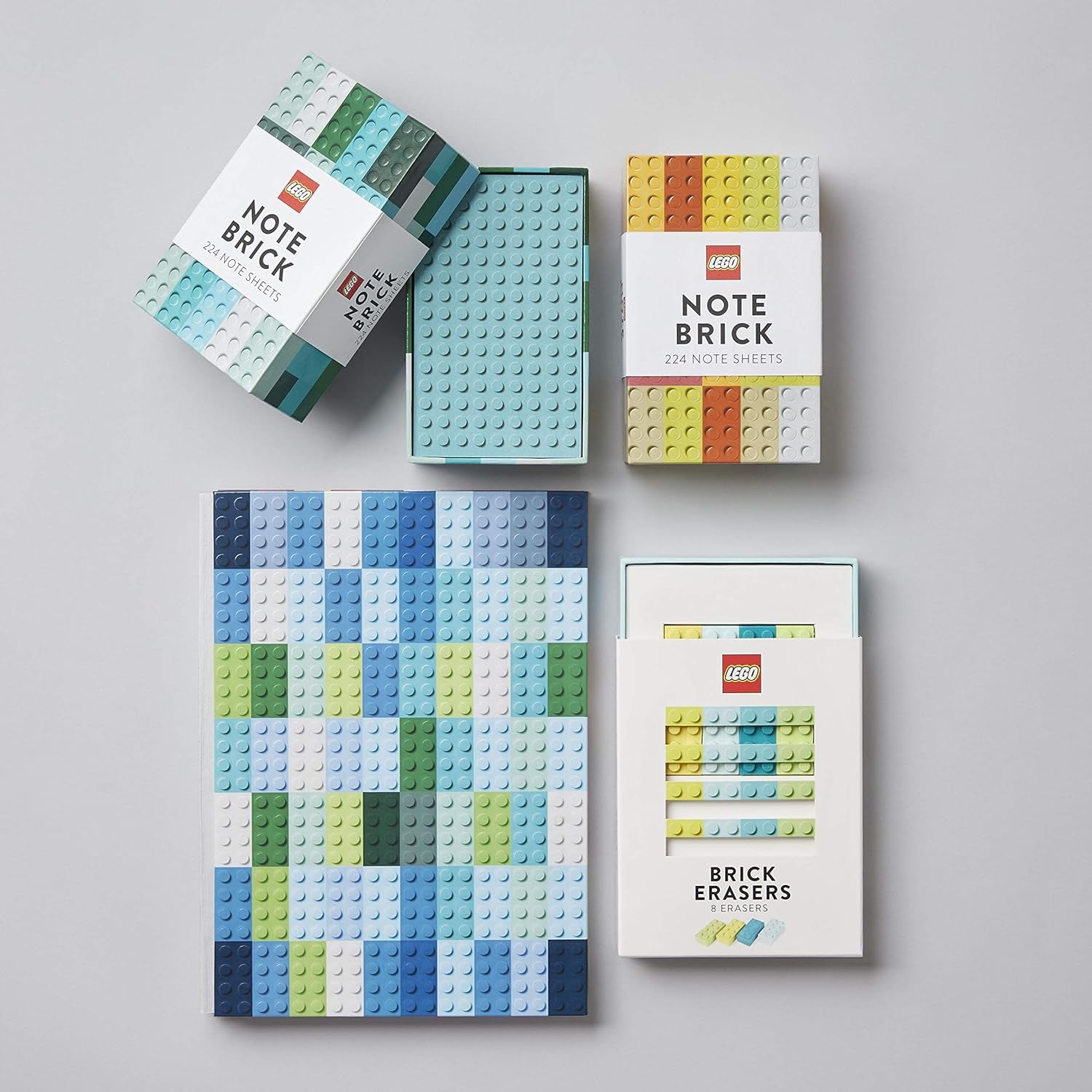 LEGO® Note Brick (modro-zelená): 224 listů s poznámkami (LEGO x Chronicle Books)
