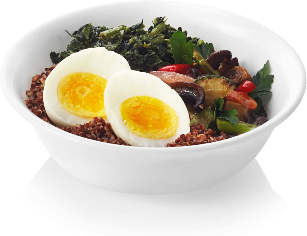 Set de veselă pentru 6 persoane, 18 piese, rezistent la ciobire, alb iernii, informații nedisponibile, alb iernii