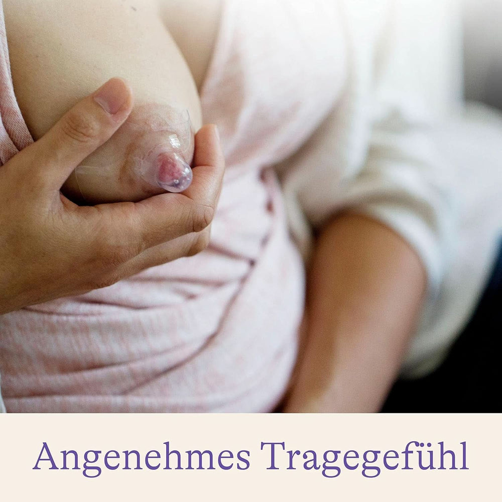 Lansinoh Stillhütchen 24 Mm (Größe 2), 2 Stück Inkl. Úložný box - Angenehmes Tragegefühl - Trotz Anlegeschwierigkeiten Weiter Stillen Příslušenství Jídlo a kojení Bebe Naty Shop