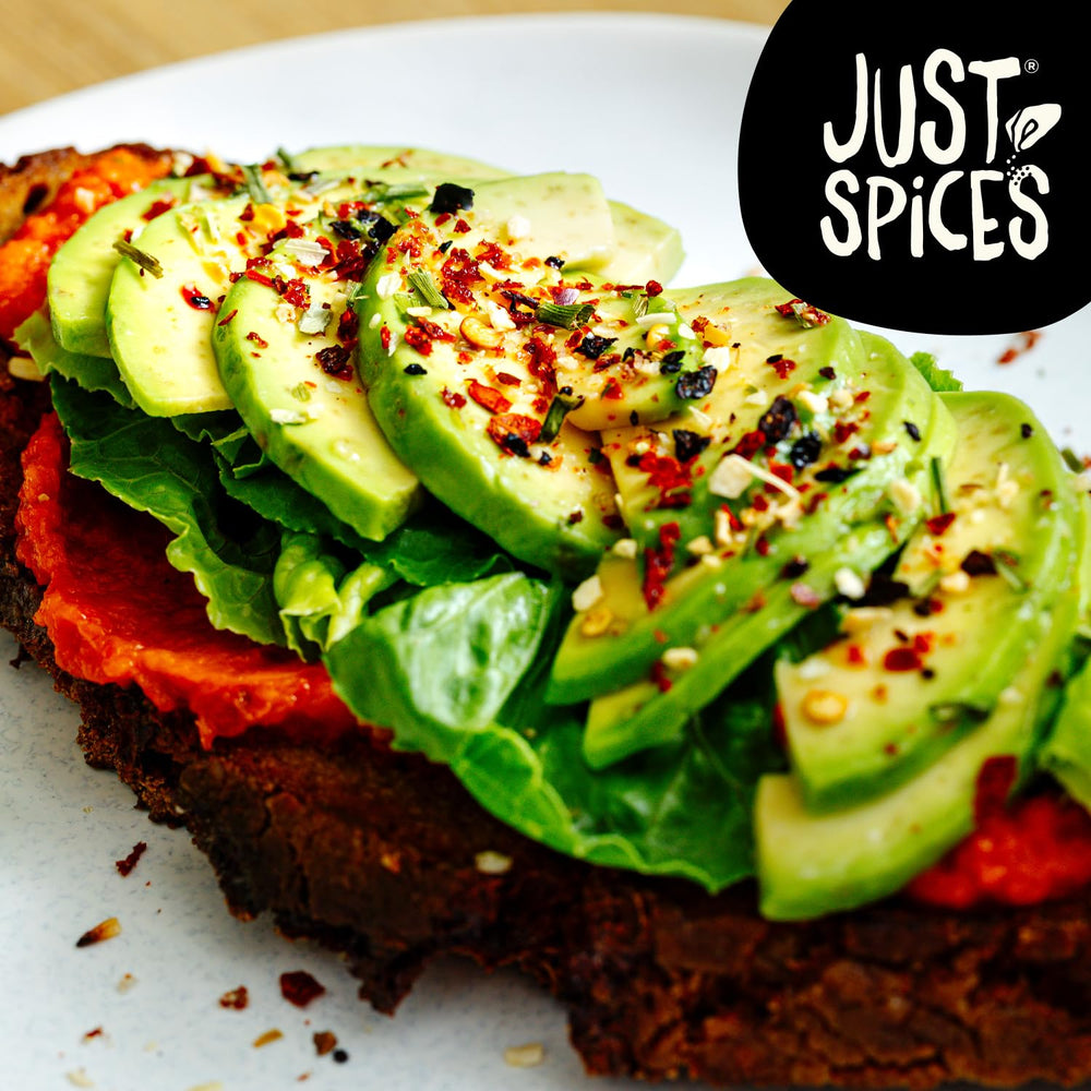 Just Spices Chilli česneková sůl I Gewürzmix, der zu allen Gerichten schmeckt I Gewürzdose, 55 g