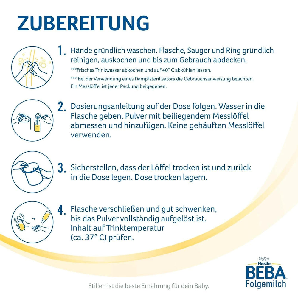 Nestlé BEBA 2 Pokračovací sušené mléko po 6 měsících, s komplexem 5 HMO, pouze laktóza, bez palmového oleje, balení 3 ks (3 X 800G) Mother and Child Naty Shop