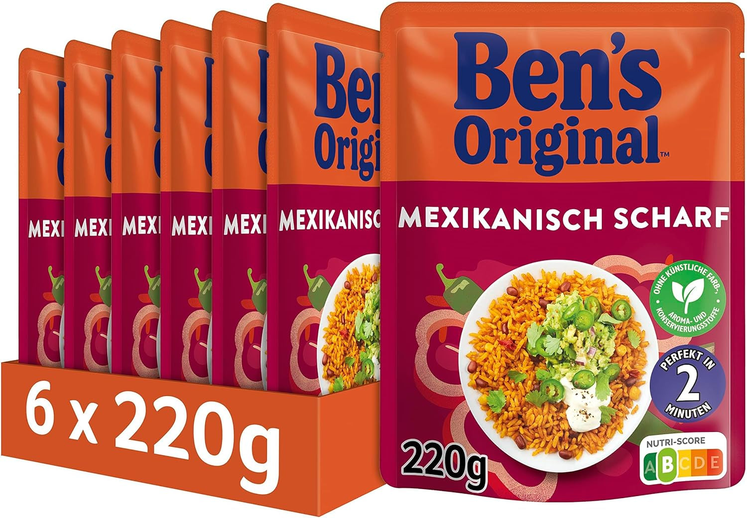 BEN'S ORIGINAL™ Mexická expresní rýže 6 x 220 g
