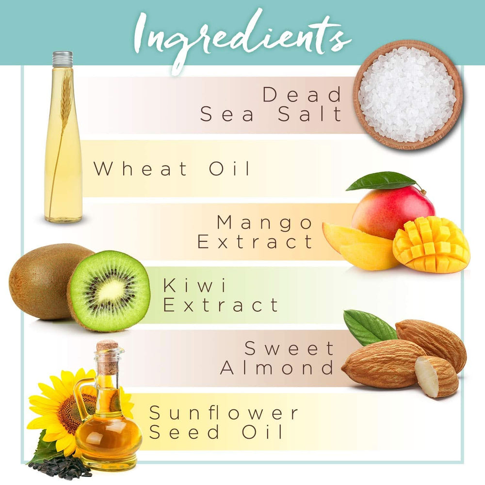 Pranaturals, tělový peeling ze soli z Mrtvého moře, 500g Naty Shop