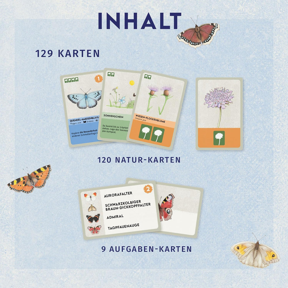 Kosmos 6848907 Království květin - Zahrada plná motýlů Rodinná karetní hra Věk 10+ pro 2–5 hráčů