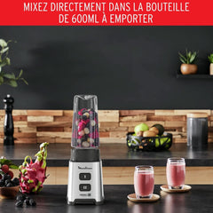 Mixér Pulseo LM17GD, 400 W, 4 nože, 700 Ml, Přenosná nádoba 600 Ml Kuchyně Naty Shop