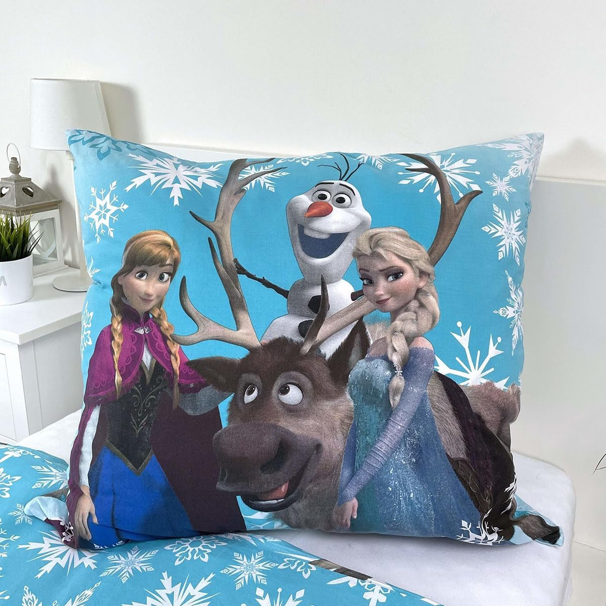 Disney Frozen Snowflakes, dětské povlečení, 100% bavlna Povlečení - dětské Naty Shop