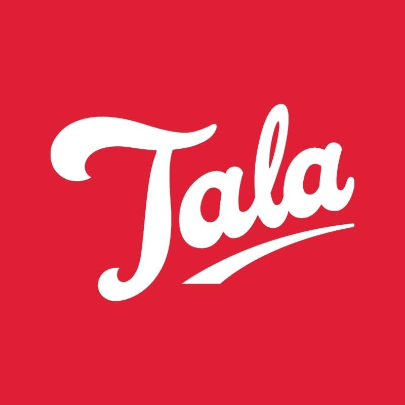 Tala Teigroller aus Buchenholz – Drehbares Nudelholz mit Griffen, glatte Oberfläche, odolný a leicht zu reinigen – Perfekt für Teig, Gebäck, Brot & Pizza – FSC-zertifiziertes Holz