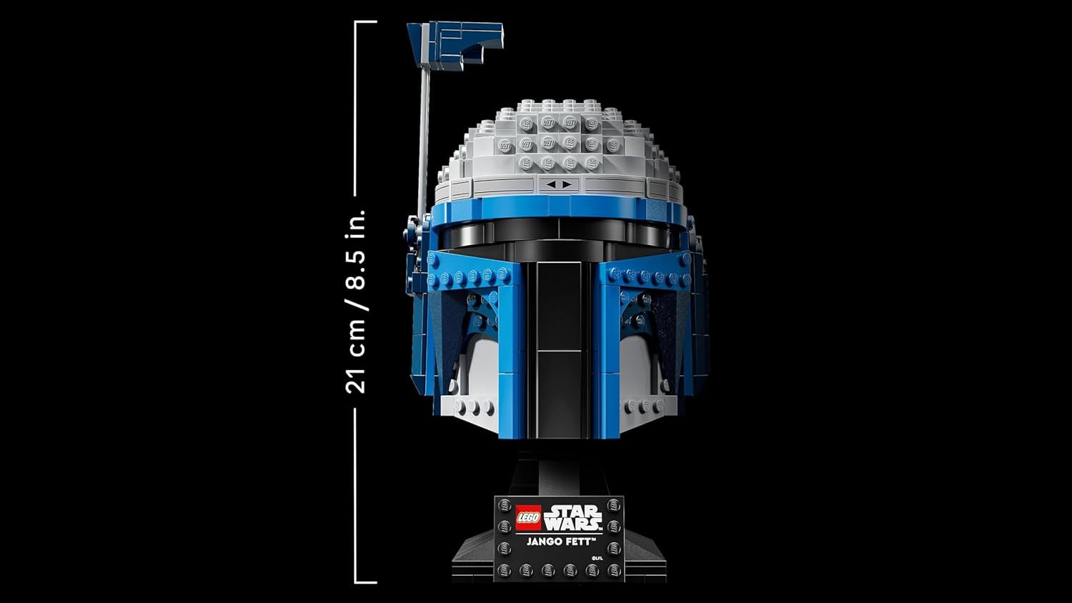 LEGO Star Wars 75408 Helma Jango Fett - Mandalorian Bauset für Erwachsene - Modell mit Ständer, Namesschild and Verstellbarer Antenna - Geschenk für Fans von Angriff der Klonkrieger