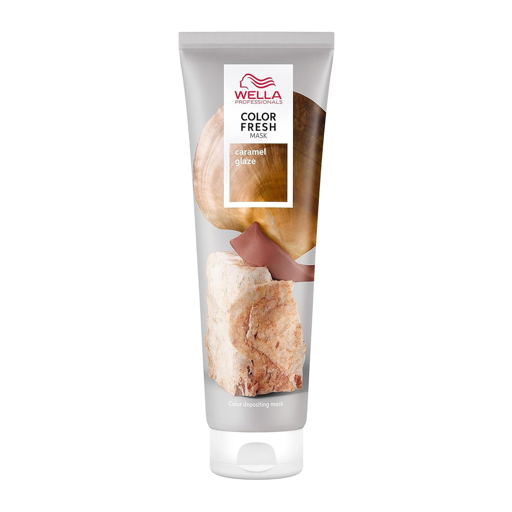 Wella Professionals Color Fresh Mask Cool Espresso - tratament pentru revitalizarea și schimbarea culorii părului - nuanță hrănitoare cu ulei de avocado - pentru păr negru și negru - 150 ml Masca de par Naty Shop Singur 1 bucată (pachet de 1)