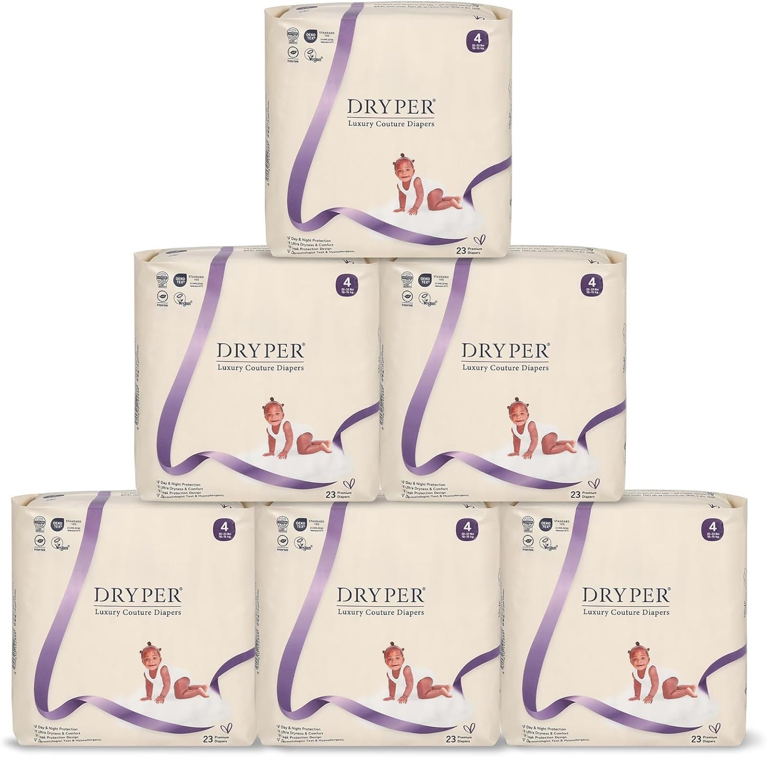 Ekologické plenky pro novorozence velikost 1 (3-5 kg) Ultra tenké měkké hypoalergenní pro citlivou pokožku 3D ochrana proti prosakování Prémiový indikátor vlhkosti při denním a nočním nošení 180