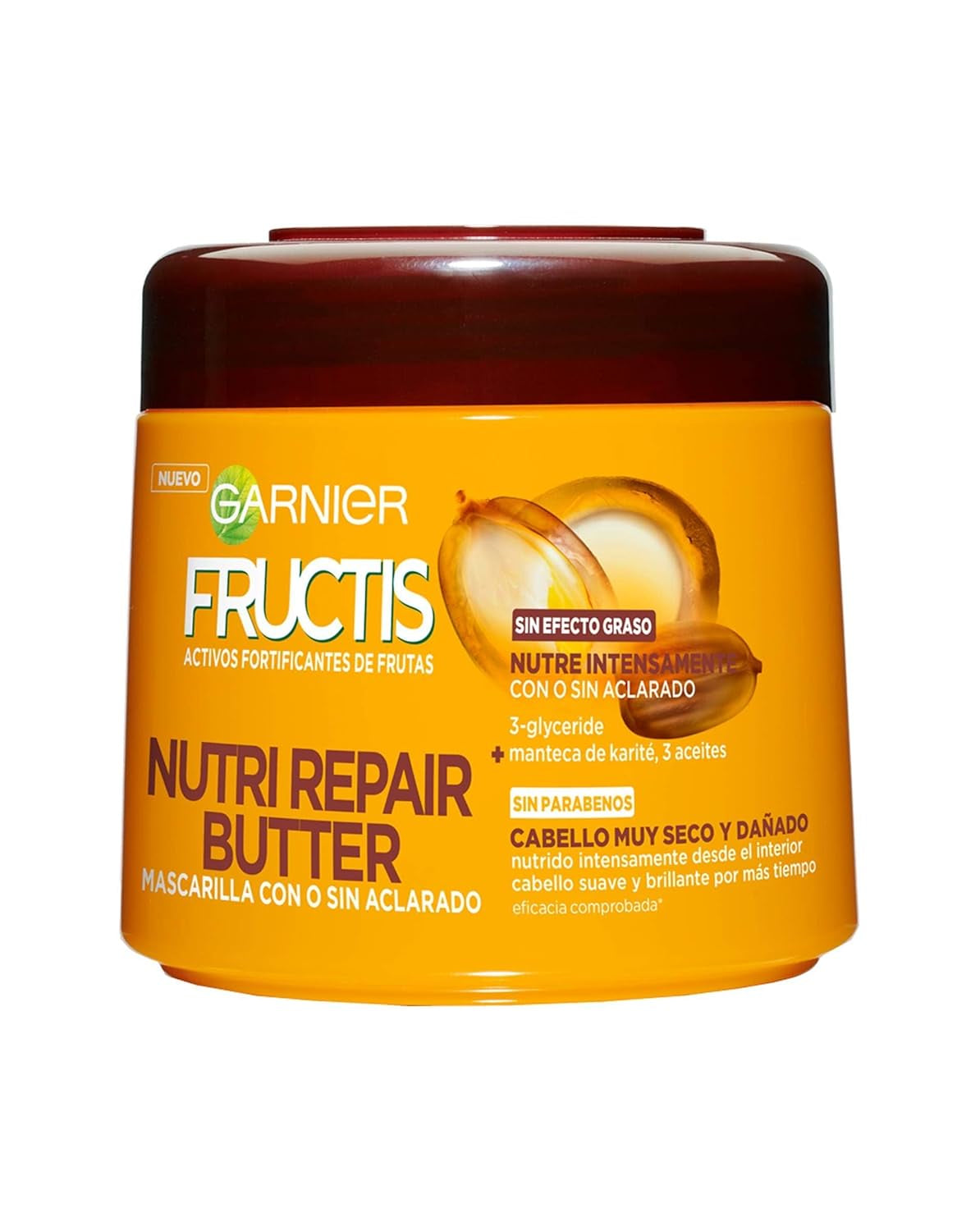 Garnier Fructis Șampon Unt Mască Nutri Repair Butter 300 ml Masca de par Naty Shop Titlu implicit
