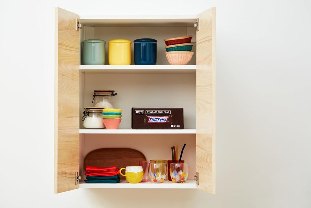 Velké balení čokolády obsahující 32 čokoládových tyčinek po 50 g.