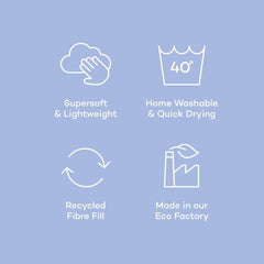 Přikrývka Night Lark Super King 6 Tog Jaro Léto - Modrá zahrada Super měkký přikrývka Lehký Pratelný v pračce Rychleschnoucí Povlečení Vše v jednom Oboustranné přikrývky a přikrývky Naty Shop