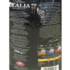 Kafffe, Bar Italia Espresso, gran cremă (1 kg, pungă), pachet de 1