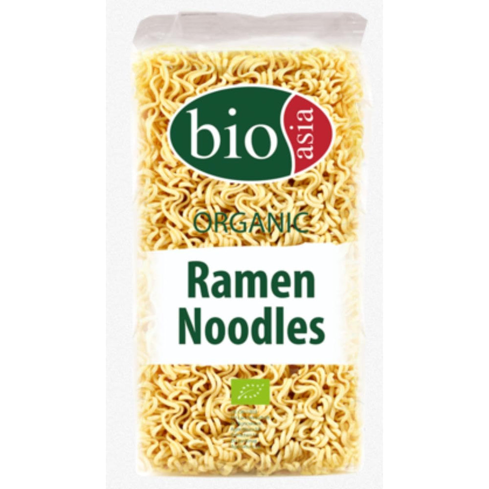 BIOASIA Organické nudle Ramen, bez vajec, rychlé a snadné, vegetariánské (1 x 250 g)