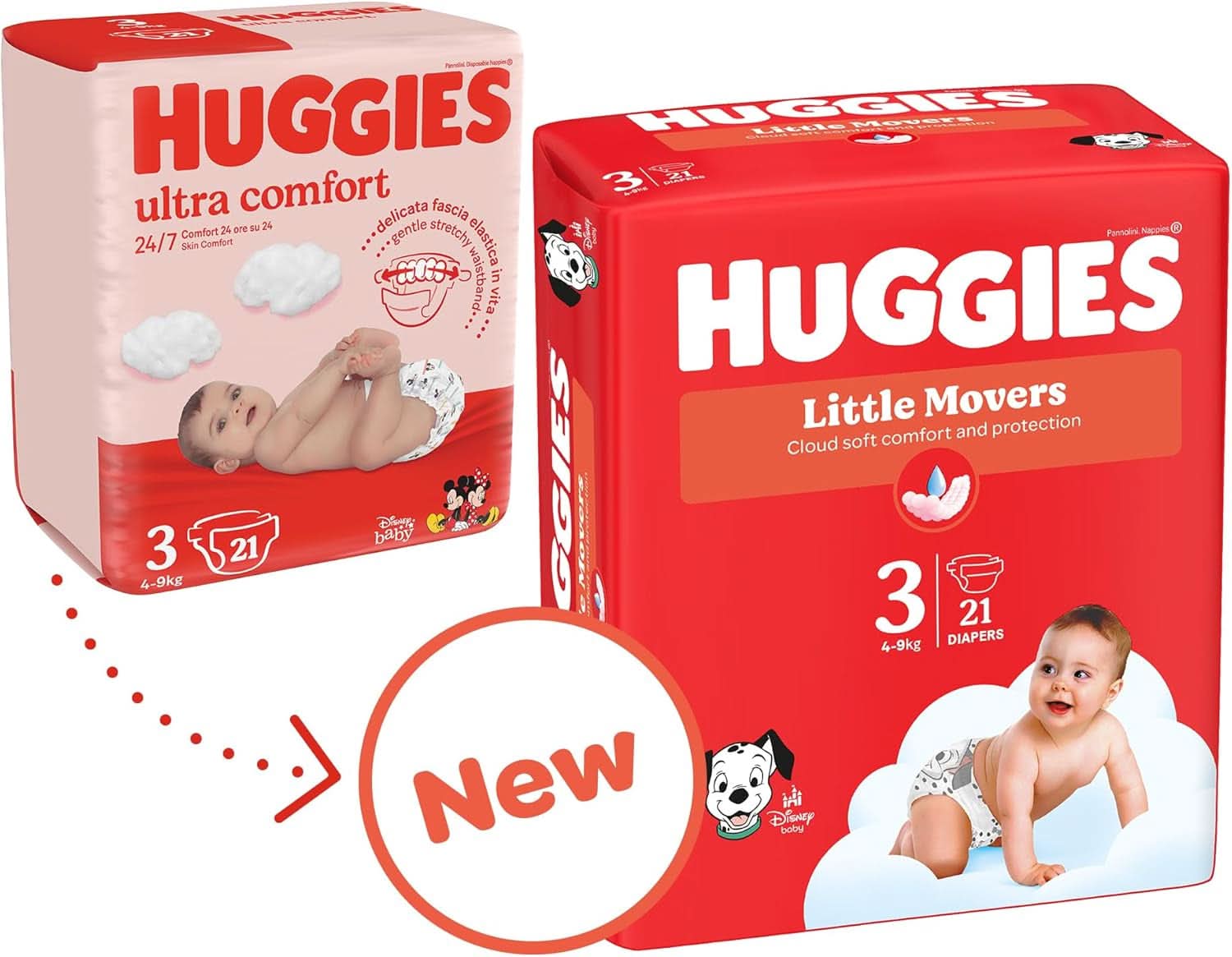 Pantaloni pentru scutece Huggies Ultra Comfort Mama si Copilul Naty Shop