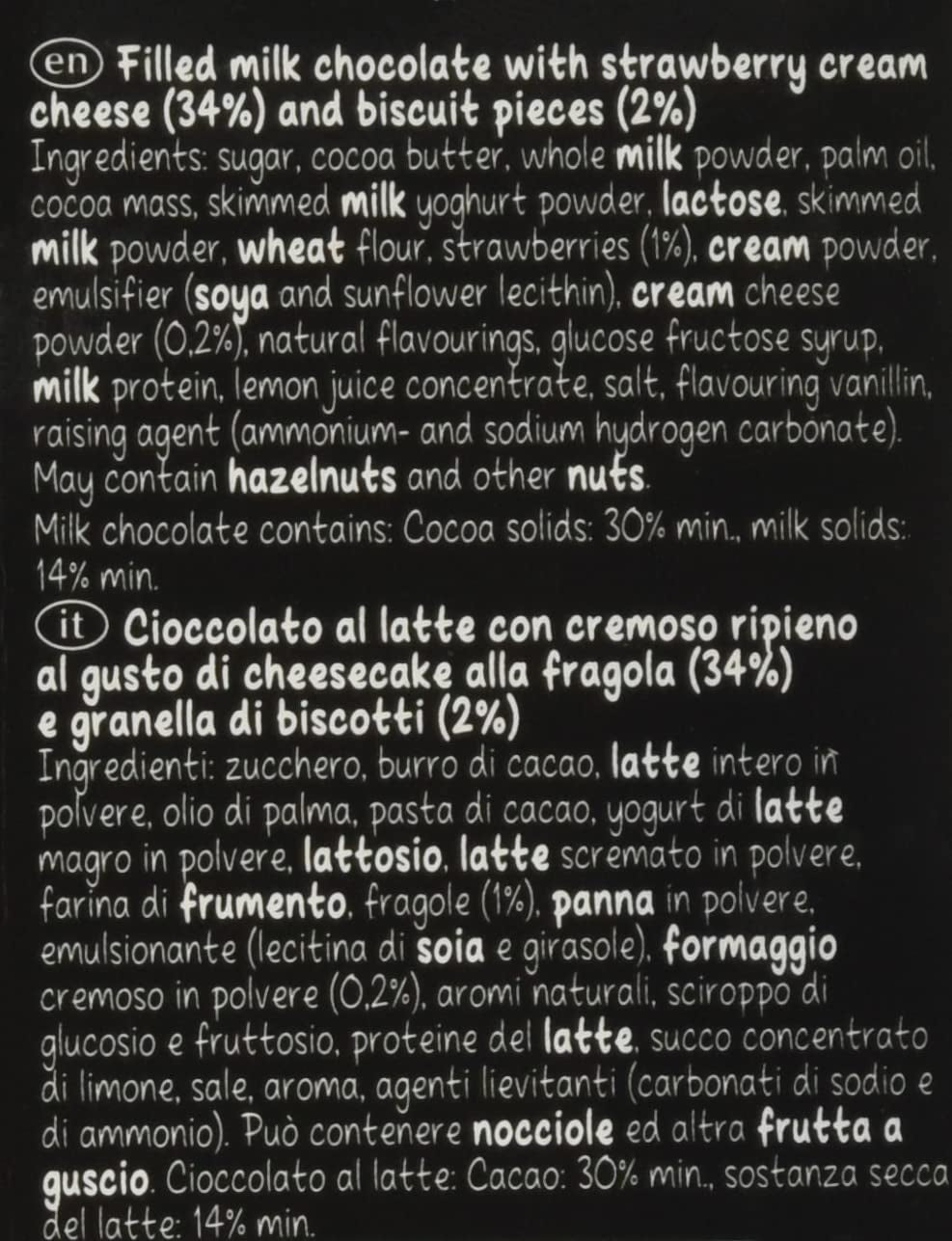 Lindt HELLO Jahodový čokoládový tvarohový koláč | Tyčinka 100g | Mléčná čokoláda s náplní z jahodového tvarohu | Čokoládová tyčinka | Čokoládový dárek (balení 5 ks)