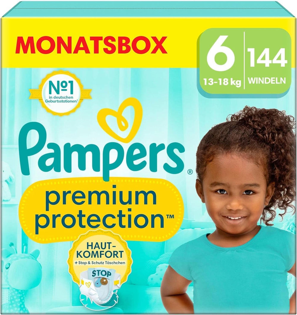 Pampers Baby Plenky vel. 4, Premium Protection, Plenky, 174 ks. , 9Kg - 14Kg Matka a dítě Naty Shop 6 (144 ks) Prémiová ochrana