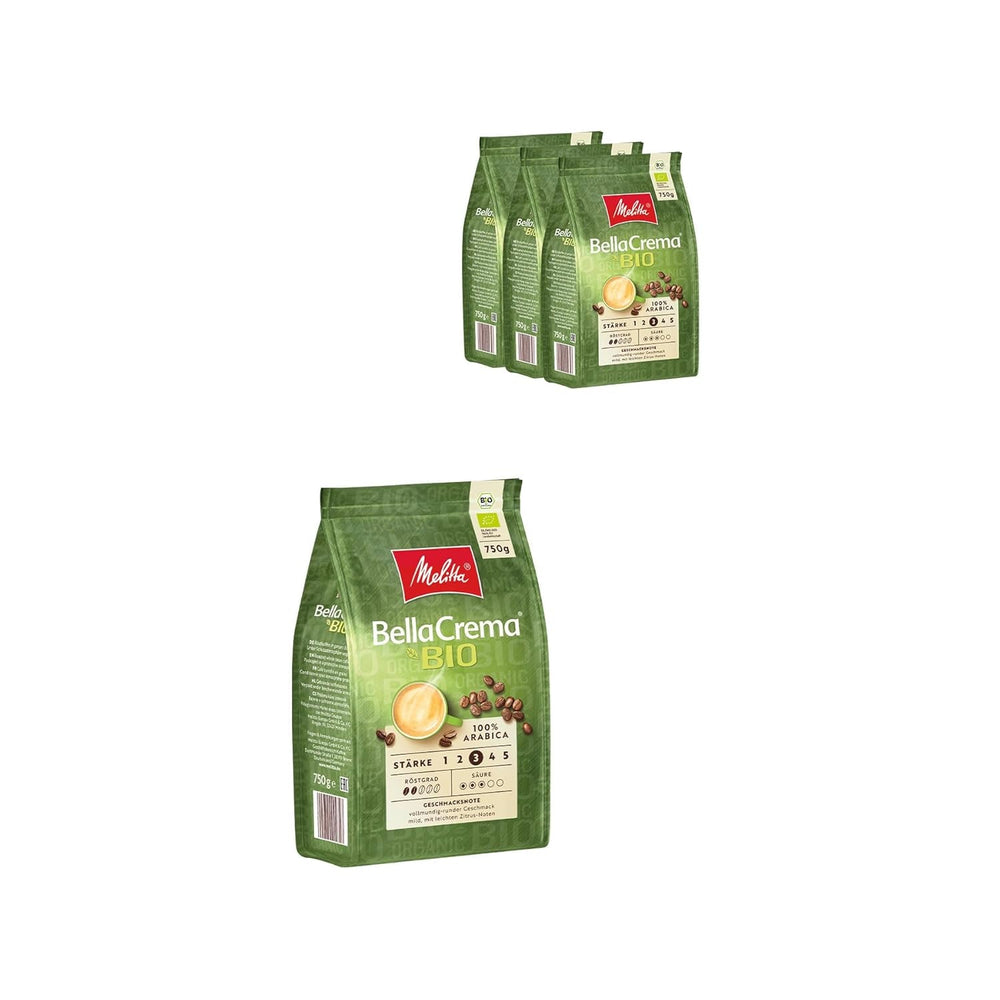 Melitta Bellacrema, boabe de cafea întregi Cafea Naty Shop 3 Kg Bio