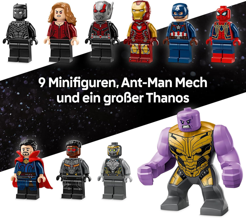 LEGO ǀ Marvel Avengers: Endgame Letzter Showdown - Bauspielzeug s 10 minifigurkami, darunter Captain America, Iron Man, Black Panther & Dr. Strange - Kreatives Geschenk für Jungen und Mädchen 76323