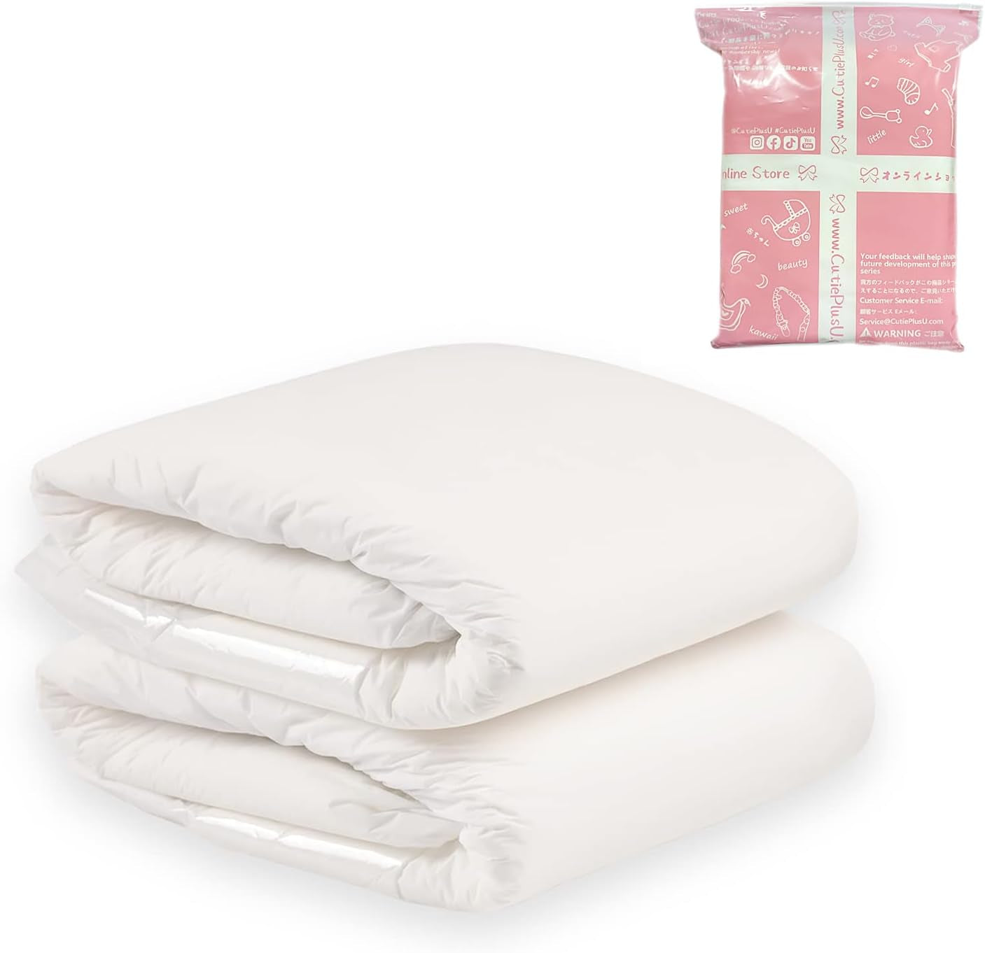 Plenky pro dospělé CutiePlusU, suchý povrch, maximální savost přes noc, jednorázová inkontinenční plenka - modrá, 2 balení (střední 71-96 cm)