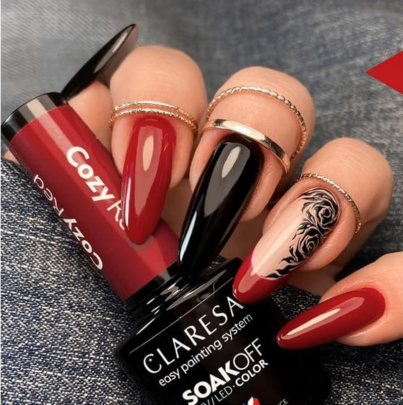 Claresa Cozy Red semipermanentní barva na oči 5 ml