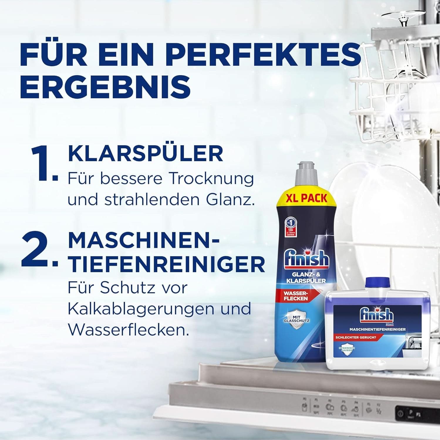Finish Classic práškový mycí prostředek - bezfosfátový mycí prostředek do myčky nádobí - 6,5 kg velké balení (5 x 1,3 kg) Naty Shop kuchyňské čisticí prostředky