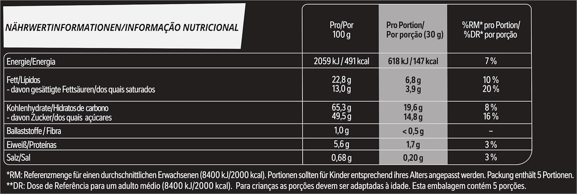 Čokoládová tyčinka LION Black & White, svačina s intenzivní chutí, křupavá čokoláda a křupavé lupínky, náplň do brownies, jedinečný zážitek z lahodné chuti, 1 balení (5 x 30 g)