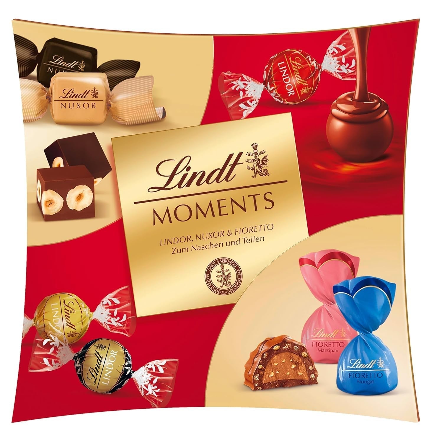 Lindt Chocolate Moments Sharing, 223 gramů Chocolate Candy Naty Shop Výchozí název