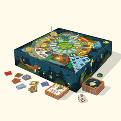 Kosmos 697679 Škola kouzelných zvířat Úžasné! Hra se zvláštním zvratem. 6+ kostková hra, kooperativní desková hra, rodinná hra, společenská hra