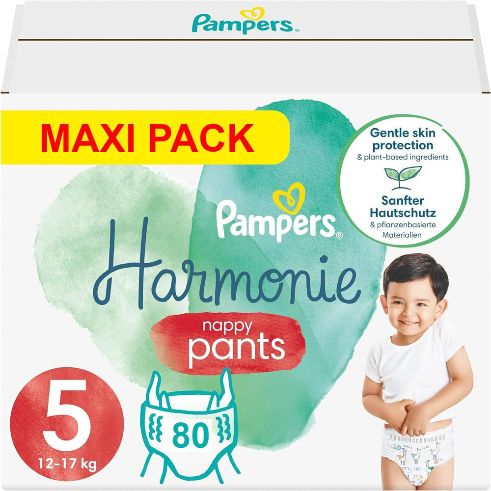 Plenky PAMPERS Harmony Pants, velikost 5, plenky 80 (12-17 kg)