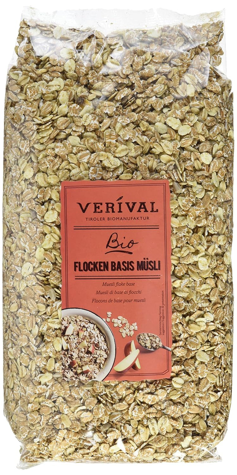 Verival Flakes Müsli základ - Bio, 6 balení (6 x 1 kg)