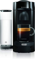 Espressor Nespresso Vertuo ENV150B de la De'Longhi, culoare cerneală neagră, capsule Vertuo System, 1,1 litri, negru
