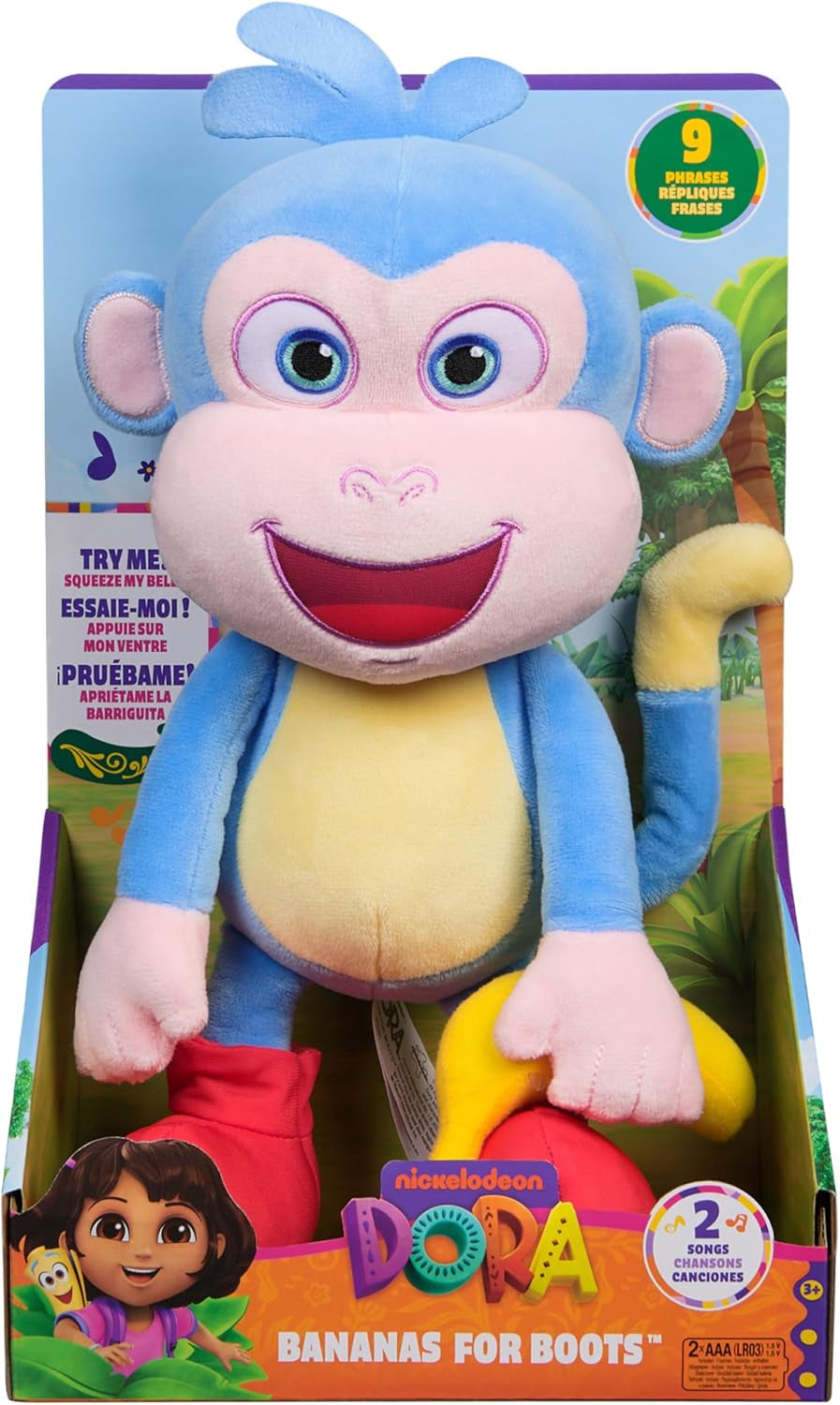 Dora - Beste Freundin Puppe - Größe 22 cm, mit kämmbarem Haar, Rucksack und AFFE Boots, bekannt aus der beliebten TV-Serie, für Kinder ab 3 Jahren
