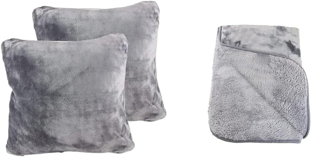 Amago - Pohodlná přikrývka, kašmírový vzhled, 220 X 240 Cm - antracit Postele a přikrývky Amago Antracit Pohodlná deka + povlak na polštář 220 X 240 Cm