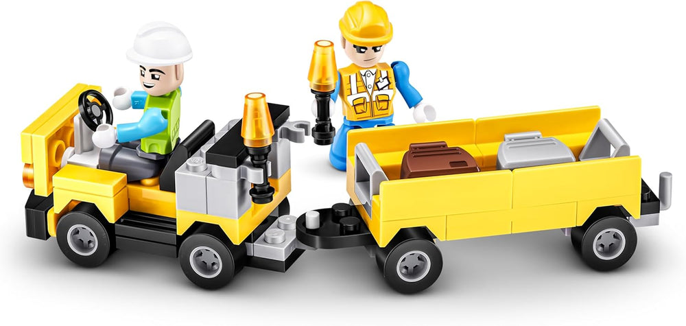 MAX Adventure Spielset Flughafen (793 Teile) Bausteine ​​​​Spielzeug für Kinder ab 5 Jahren Fahrzeuge Auspacken Rozbalení