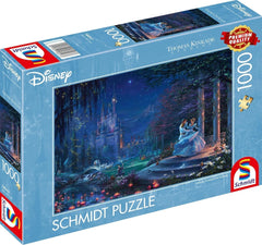 Schmidt Spiele 58043 Thomas Kinkade, Disney, Popelka tančící ve světle hvězd, skládačka 1000 dílků, barevné Puzzle Naty Shop