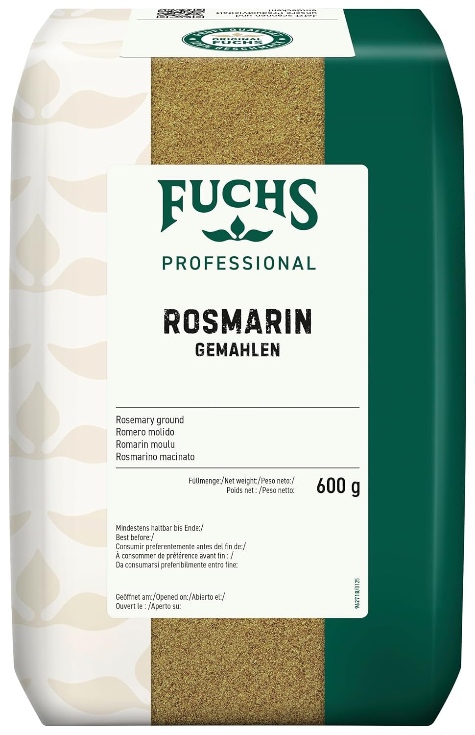 - rozmarýn gemahlen | Pro Rosmarin-Kartoffeln und Lamm-Gerichte | Profi-Qualität für Großverbraucher | 0,6 kg v recyklovatelném pytli