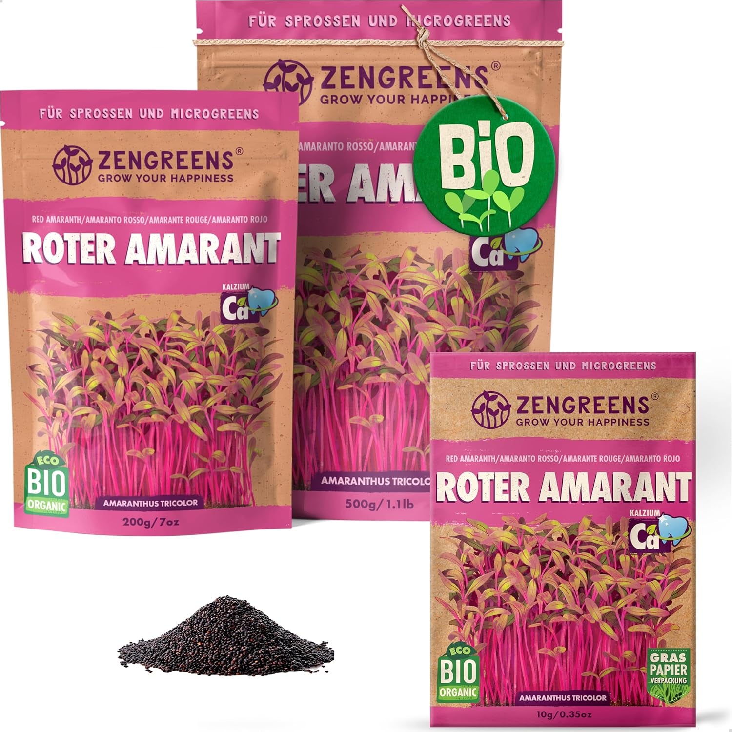 Bio Sonnenblumen Samen - Wähle Zwischen 10G, 200G Und 500G - Sonnenblume Mit Keimrate Von Über 97% - Keimsprossen - Sonnenblumensamen Zum Sprossen Ziehen - Wiederverschließbare Verpackung