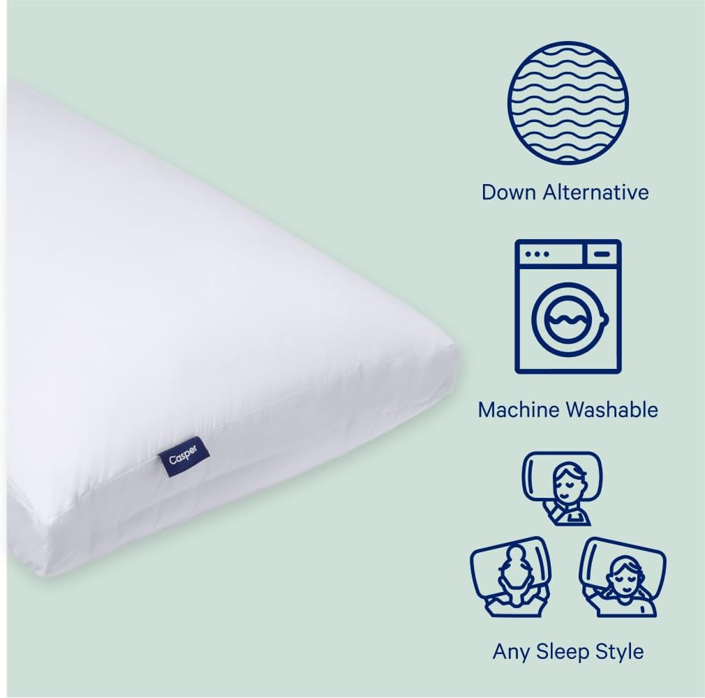 Casper Sleep Original pernă pentru dormit, king size, alb Perne standard Naty Shop