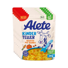 Alete Kinderteller Rizoto s dýní, od 1 roku, BIO, 250 g (balení 6 ks)