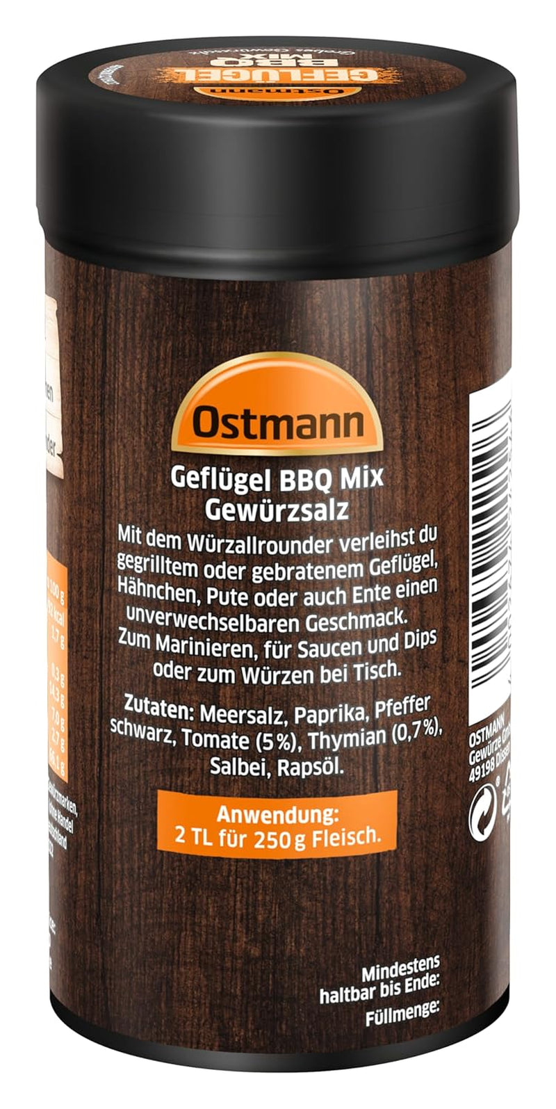 BBQ Mix Geflügel hrubý Gewürzsalz